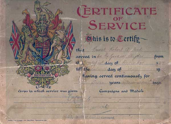 Certificate of Service