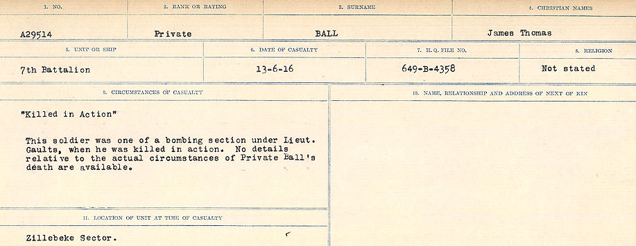 Circumstances of Death Registers