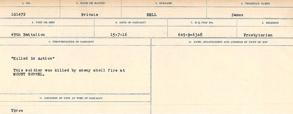 Circumstances of Death Registers