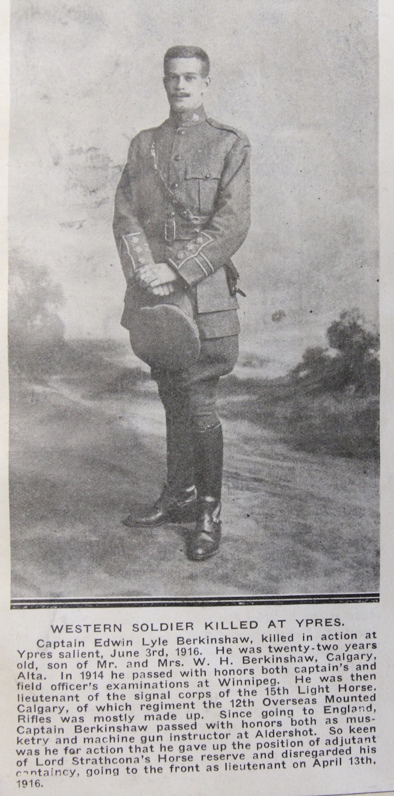 Photo of Edwin Berkinshaw