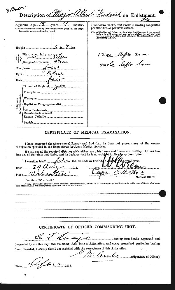 Attestation Paper (back)