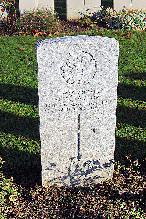 Photo of Private G.A Taylor