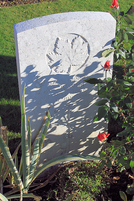 Photo of the grave marker