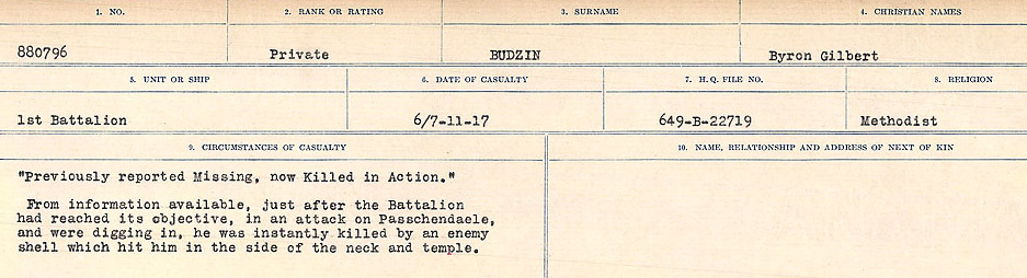 Circumstances of Death Registers