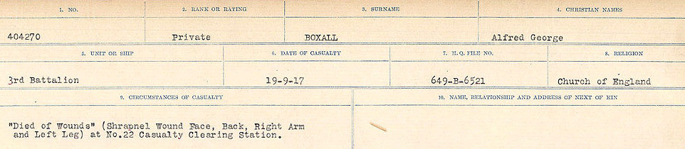 Circumstances of Death Registers
