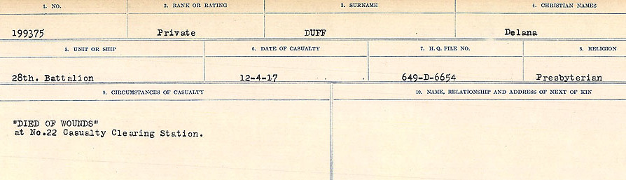 Circumstances of death registers