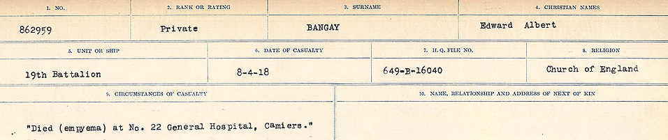 Circumstances of Death Registers