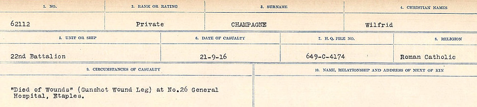 Circumstances of Death Registers