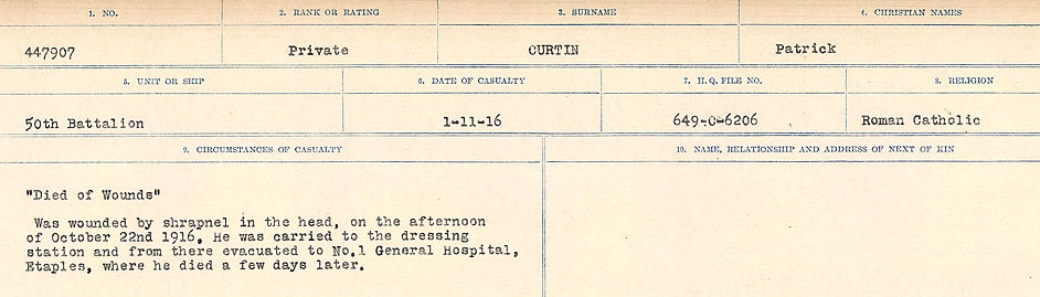 Circumstances of death registers