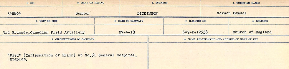 Circumstances of death registers