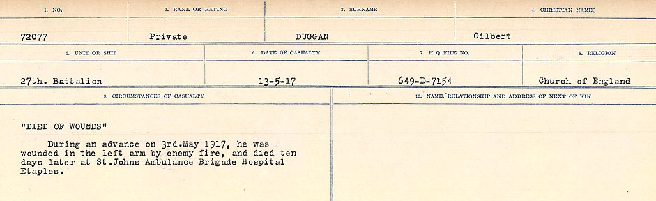 Circumstances of death registers