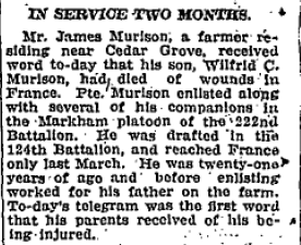 Photo of WILFRED CHARLES MURISON