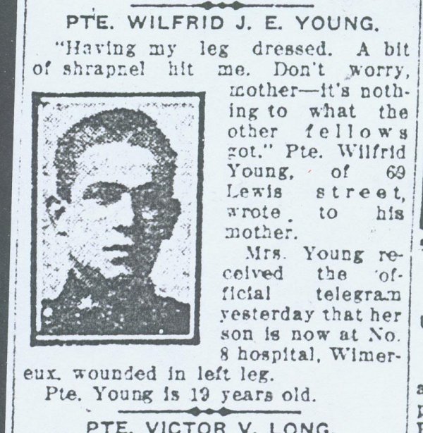 Coupure de presse (blessé)