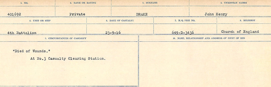 Circumstances of death registers
