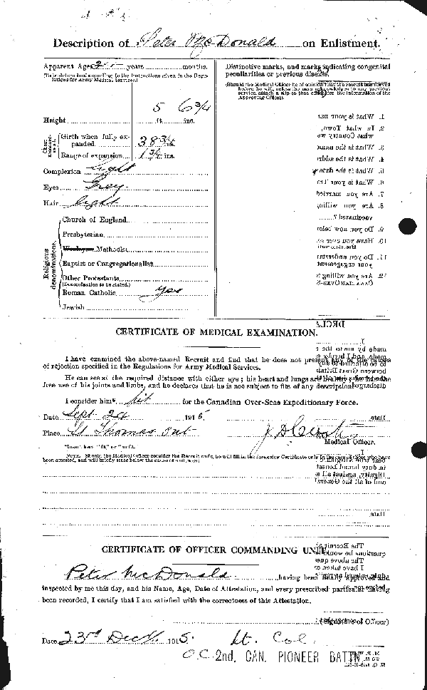 Attestation Paper (page 2)