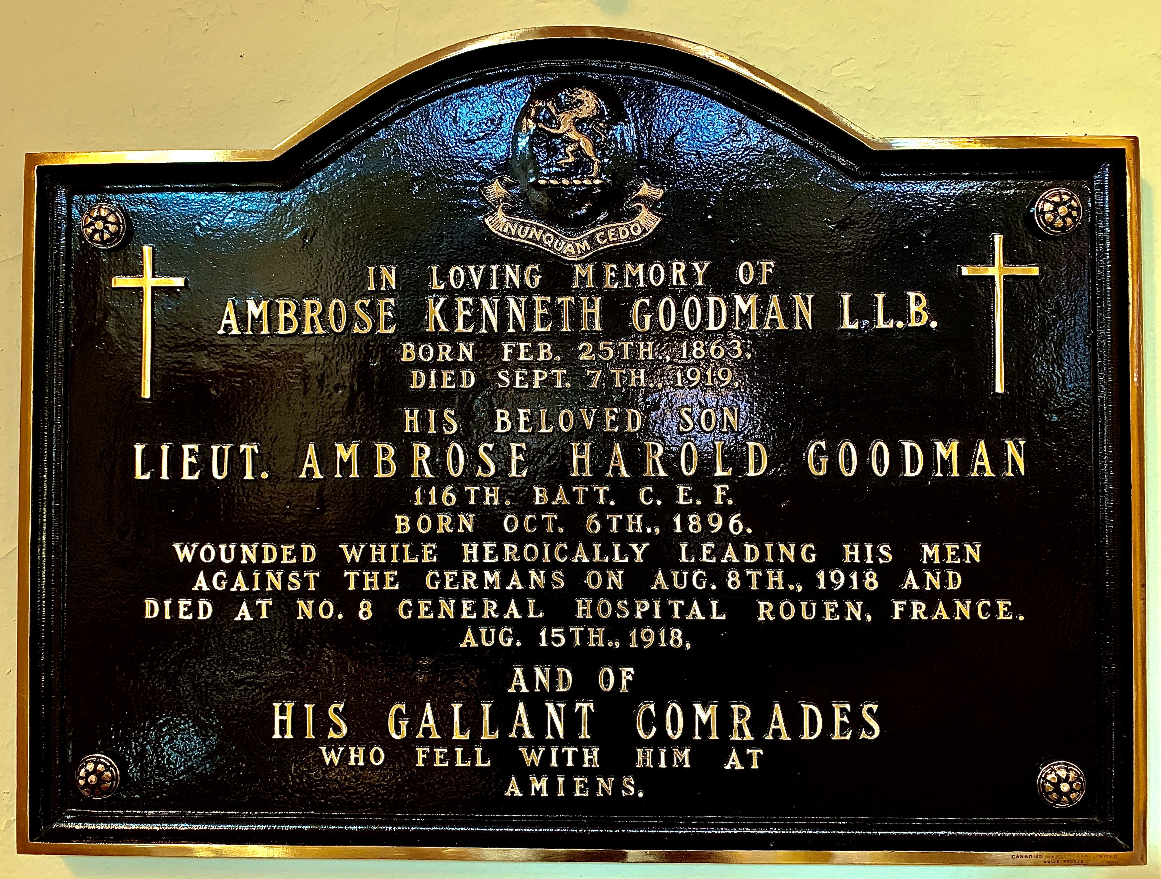 Photo of Ambrose Harold Goodman