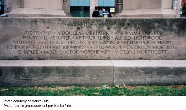 St. James Catherdral War Memorial Panel