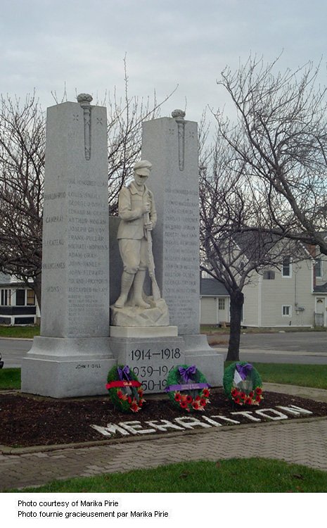 Monument commémoratif de guerre Merriton Ontario