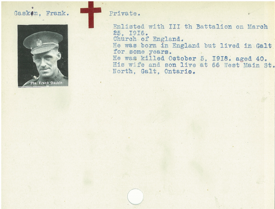 Photo de FRANK GASKIN