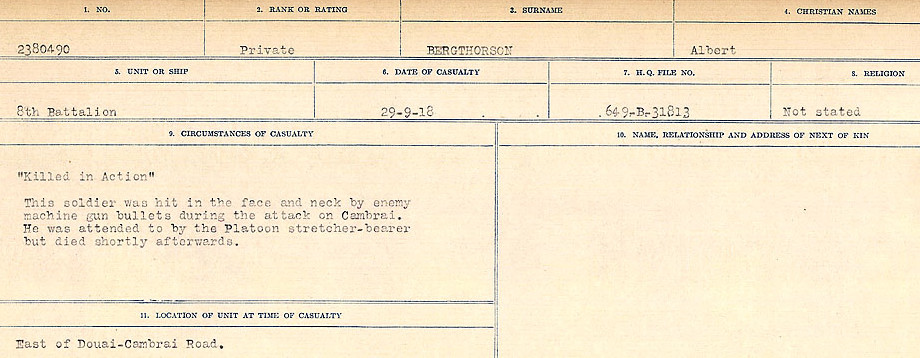 Circumstances of Death Registers