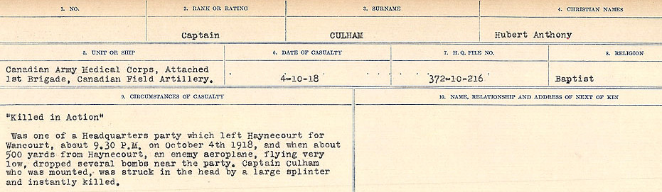 Circumstances of death registers