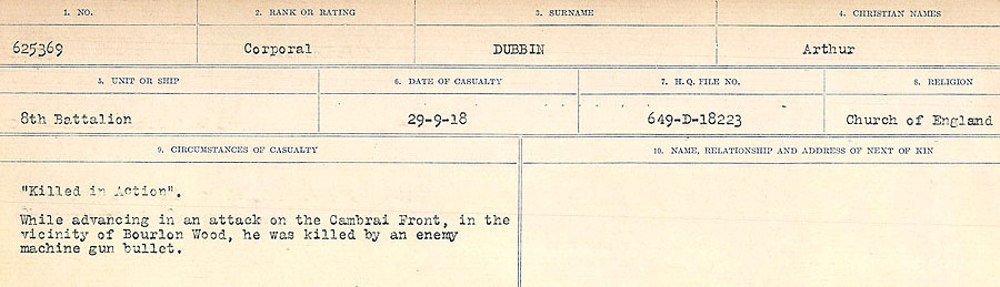 Circumstances of death registers
