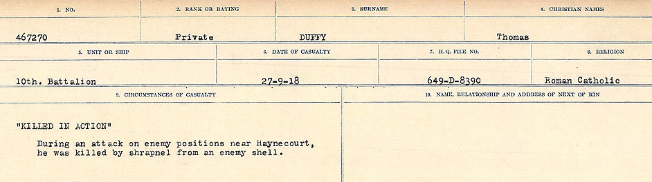 Circumstances of death registers