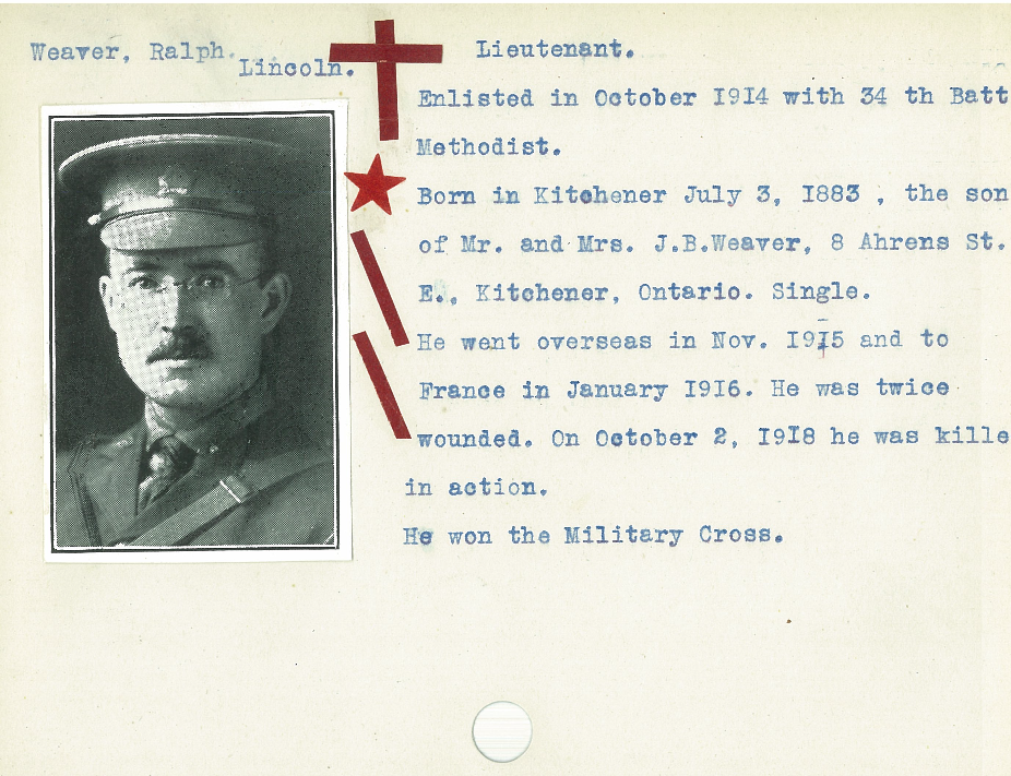 Photo of RALPH LINCOLN WEAVER