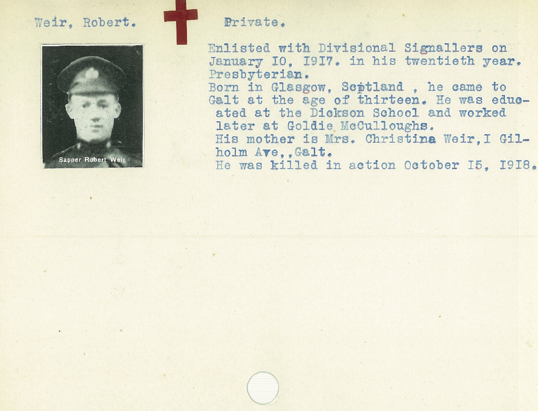 Photo of ROBERT WEIR