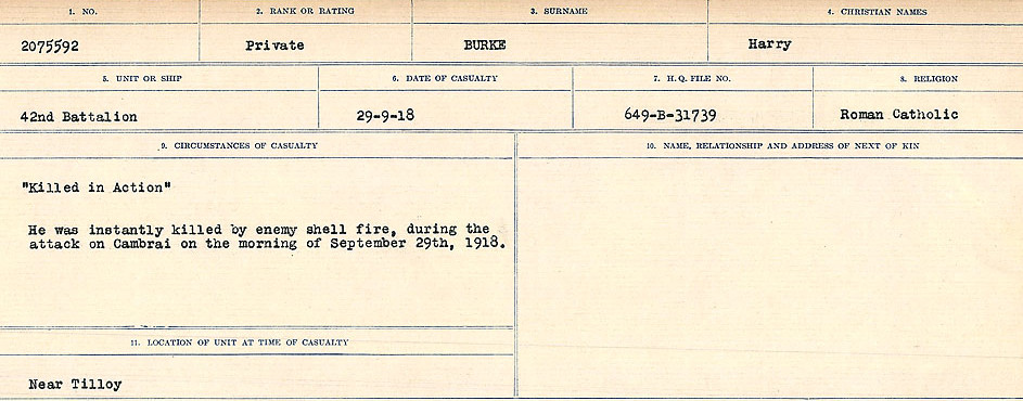 Circumstances of Death Registers