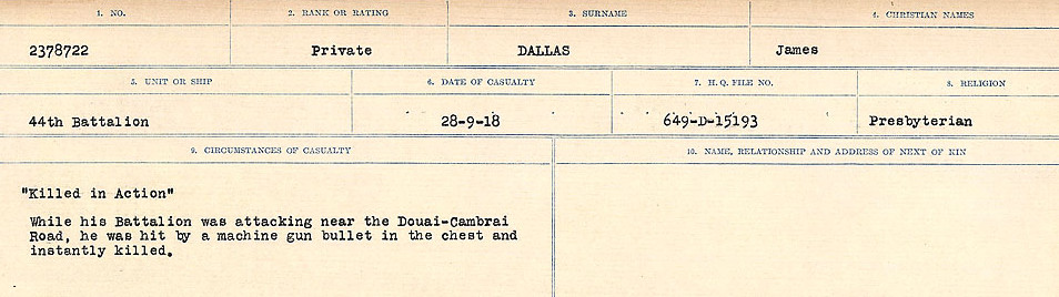 Circumstances of death registers