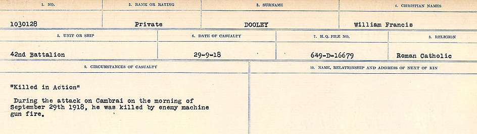 Circumstances of death registers