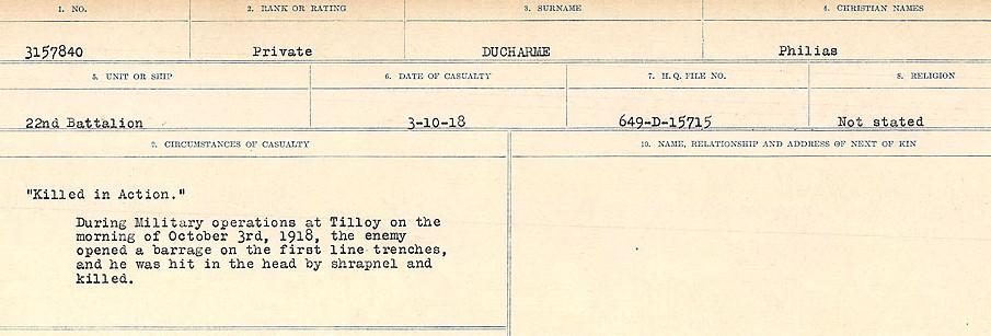 Circumstances of death registers