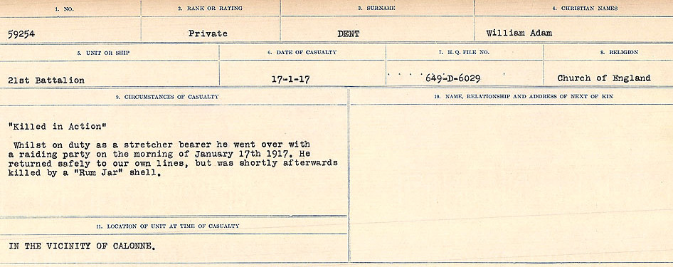 Circumstances of death registers