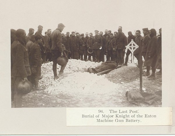 Burial of Major Edward Knight