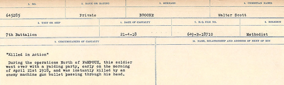 Circumstances of Death Registers