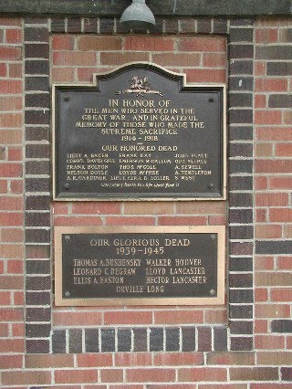 Memorial Plaque