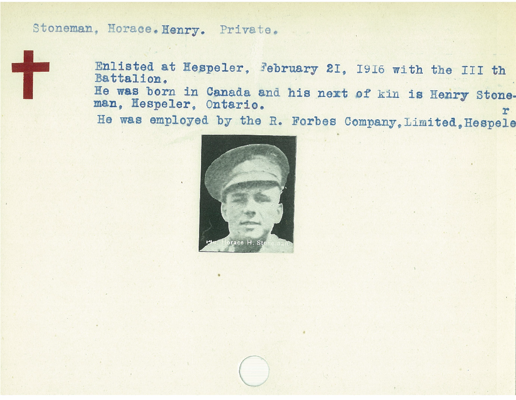 Photo of HORACE HENRY STONEMAN