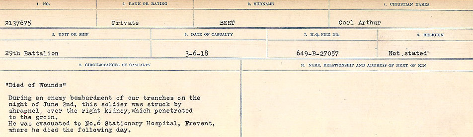 Circumstances of Death Registers