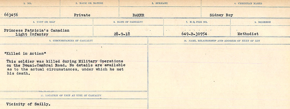 Circumstances of Death Registers