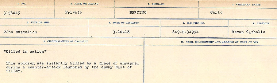 Circumstances of Death Registers