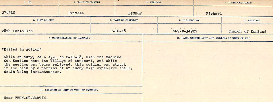 Circumstances of Death Registers
