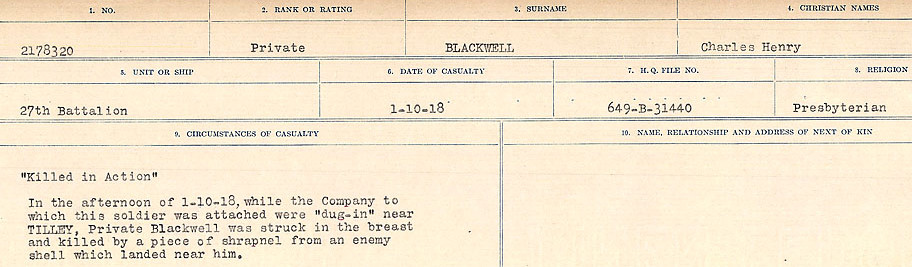 Circumstances of Death Registers