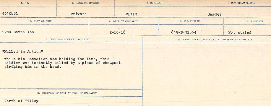 Circumstances of Death Registers