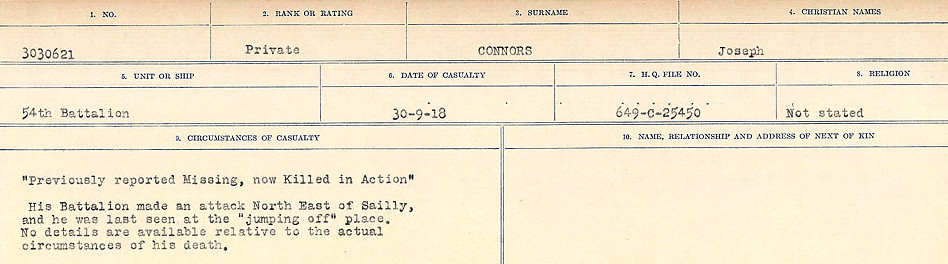 Photo of JOSEPH CONNORS