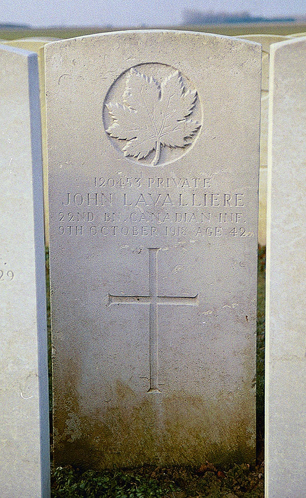 Grave marker