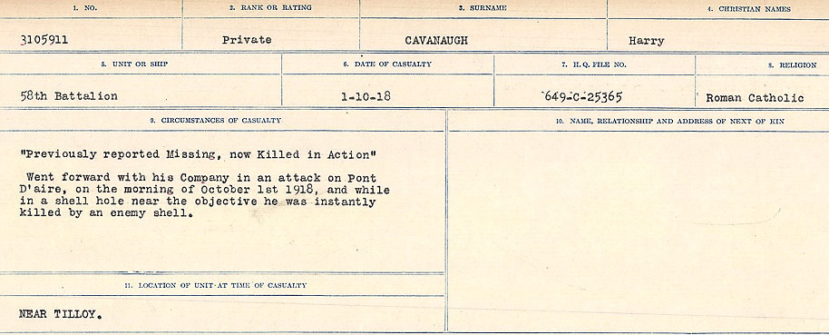 Circumstances of Death Registers