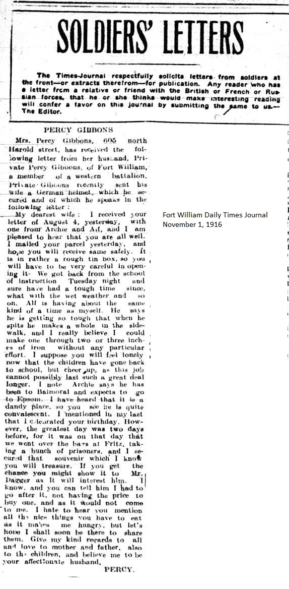 Photo of Percy Williams Gibbons