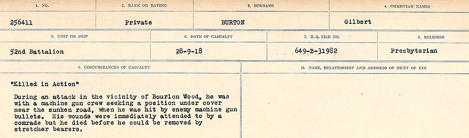 Circumstances of Death Registers