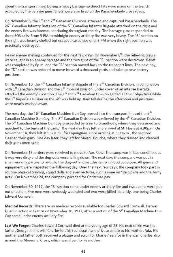 Oakville Remembers Biography (Page 2)